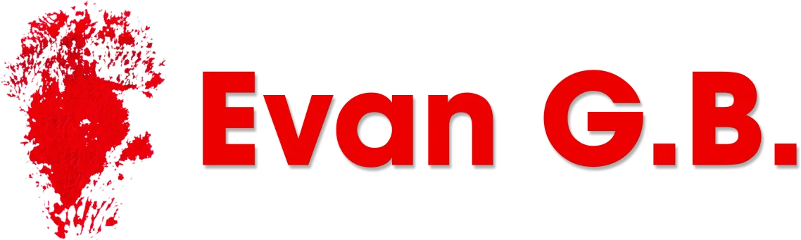 Evan GB logo con texto sin fondo